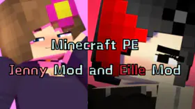 Minecraft PE Jenny Mod and Eille Mod | modsgamer.com