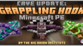 Minecraft PE Grappling Hook Mod | modsgamer.com