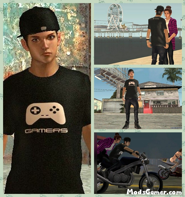 Gtasa Character skin in black style - Mods for Grand Theft Auto: San ...