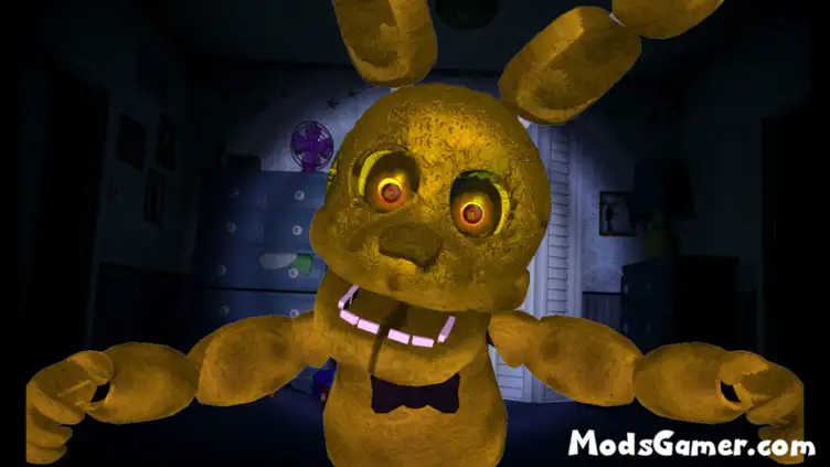 Spring Bonnie committed the bite of 1983 (FNaF 4 Mods) 