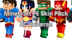 Minecraft PE Skin Pack: DC Universe | modsgamer.com
