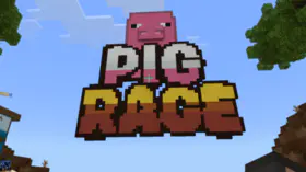 Minecraft PE Pig Race Map | modsgamer.com