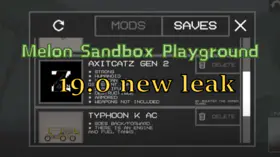 Melon Sandbox Playground 19.0 new leak | modsgamer.com