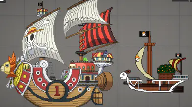 One Piece Monkey D. Luffy Going Merry Mod | modsgamer.com