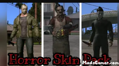 GTASA Skins of maniacs from horror films  | modsgamer.com