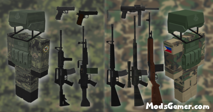 Minecraft PE Philippine Army Mod | ModsGamer.com