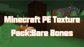 Minecraft PE Texture Pack:Bare Bones | modsgamer.com