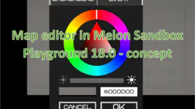 Map editor in Melon Sandbox Playground 18.0 - concept | modsgamer.com