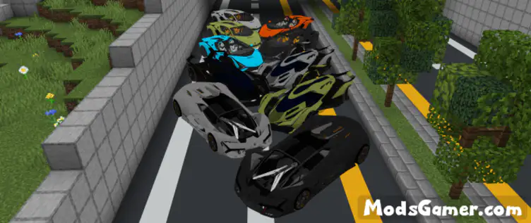 Lamborghini Terzo Millenio Addon for Minecraft