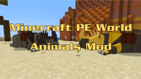 Minecraft PE World Animals Mod | modsgamer.com