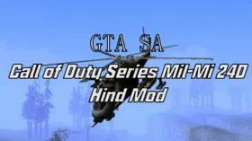 GTA SA Call of Duty Series Mil-Mi 24D Hind Mod | modsgamer.com
