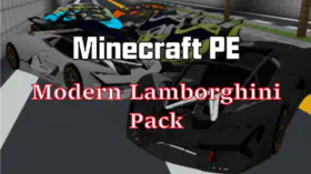 Minecraft PE Modern Lamborghini Pack | modsgamer.com