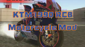 GTA SA KTM1990 RC8 Motorcycle Mod | modsgamer.com