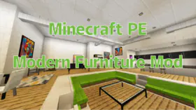 Minecraft PE Modern Furniture Mod | modsgamer.com