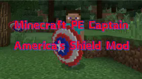 Minecraft PE Captain America's Shield Mod | modsgamer.com