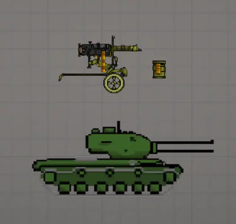 Tank and Maxim Machine Gun - modsgamer.com