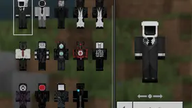 How to Download Minecraft Skibidi Toilet Character Skinpack Mod | modsgamer.com