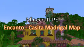 Minecraft PE-Encanto - Casita Madrigal Map | modsgamer.com