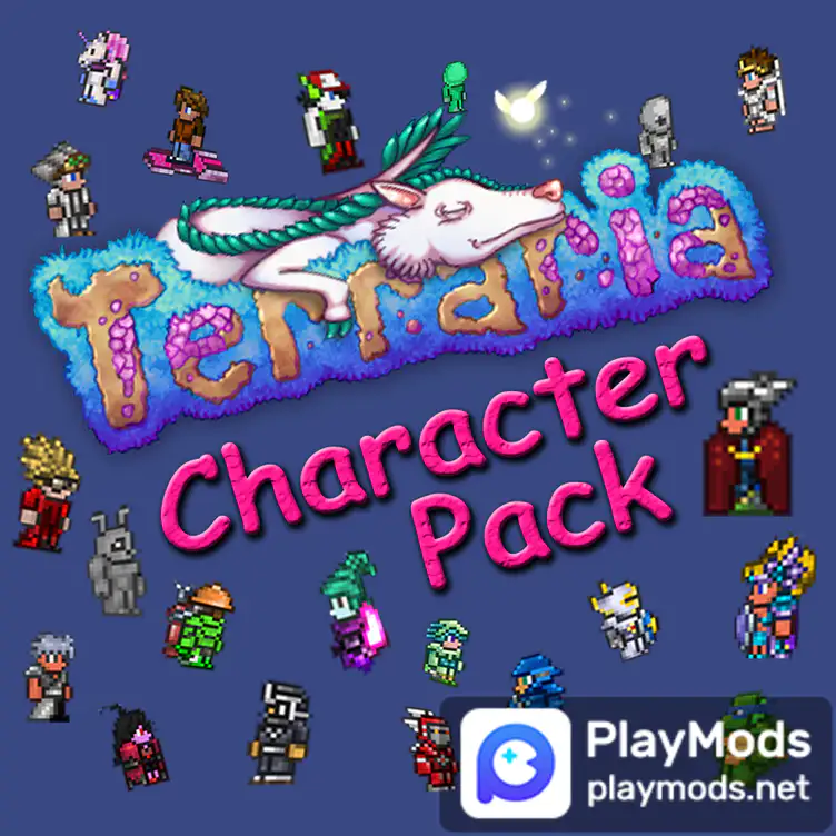 Terraria Character Pack(Players+Worlds) - modsgamer.com