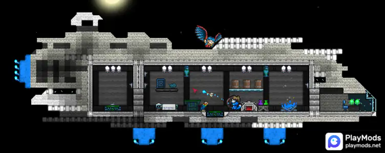 Starraria - StarboundTerraria Adventure Map - modsgamer.com