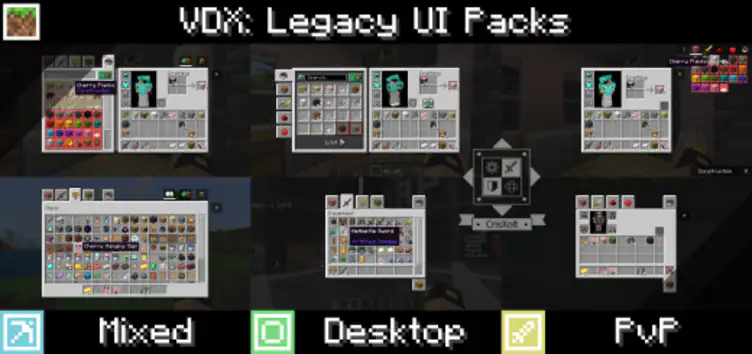 UI Minecraft Bedrock 1.19 Minecraft Texture Pack