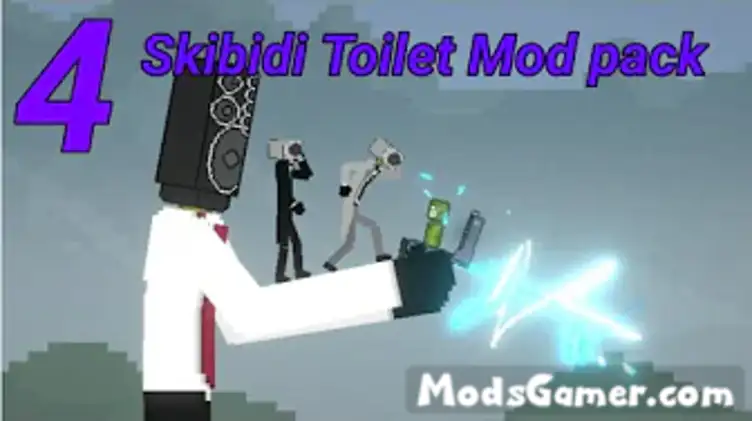 Skibidi Toilet v3 Part 13 for Melon Playground Mods (Melon Sandbox