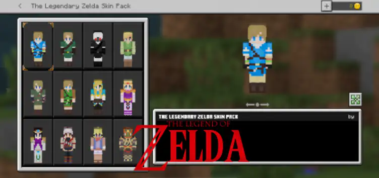 The Legendary Zelda Skin Pack 2.0 - Mods for Minecraft