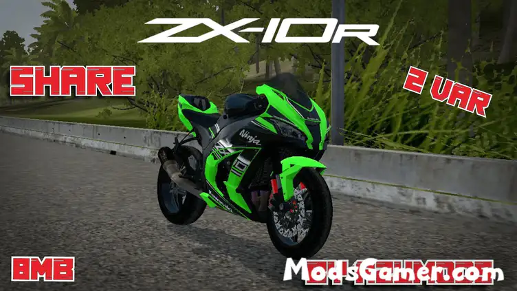 Kawasaki Ninja ZX-10R Motorcycle - modsgamer.com