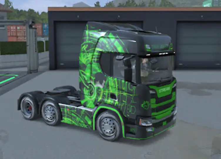 Scania RT TRON green - modsgamer.com