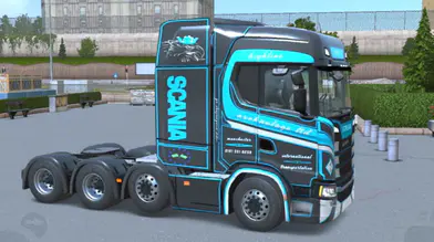 [Stream/ST]Scania Axo Haulage Skin Mod | modsgamer.com