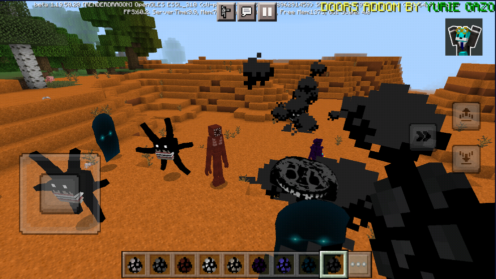 Robolox Doors characters Mod Mods for Minecraft