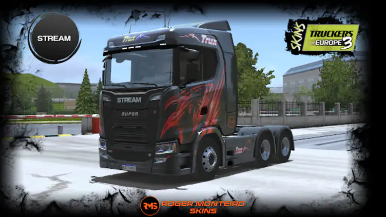 SCANIA S TRUX COM FAIXA VERMELHA - modsgamer.com