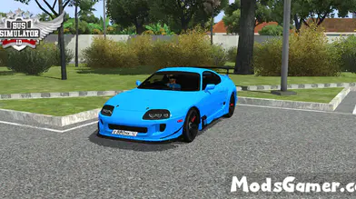 Toyota Supra Blue JDM HQ Mod | modsgamer.com