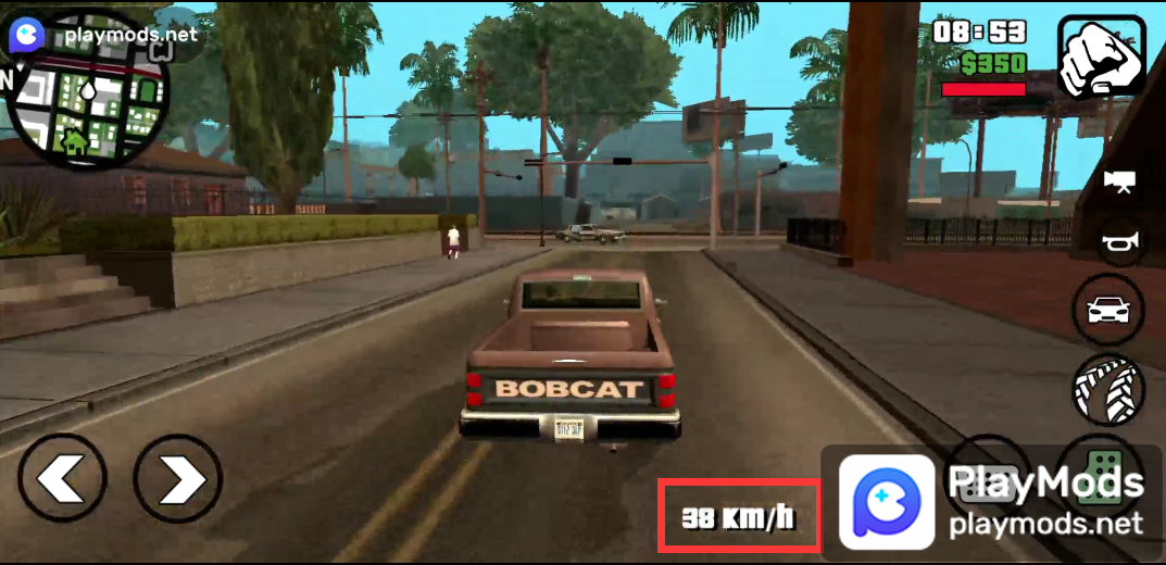 Digital Speedometer Mod Mods for Grand Theft Auto San Andreas / GTASA