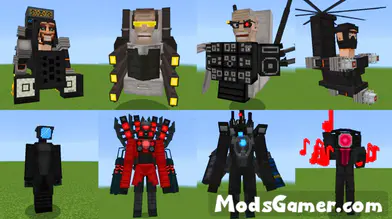 Skibidi Toilet Mod v7[New 5 Characters + Improvement] | modsgamer.com