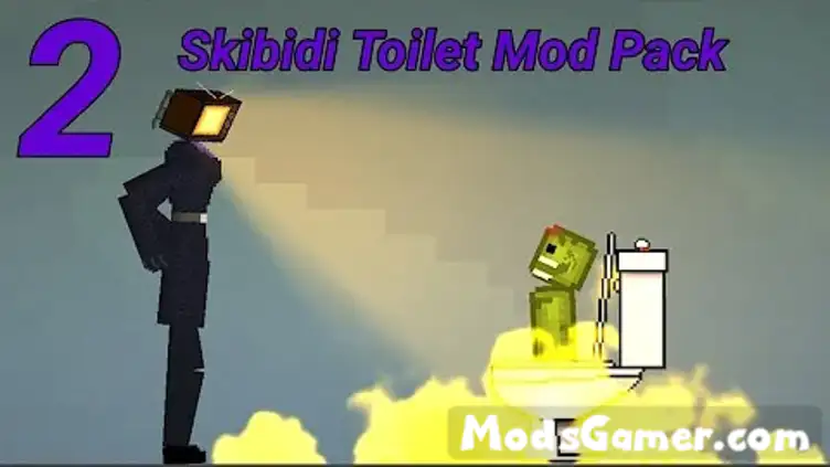 Skibidi Toilet v3 Part 4 for Melon Playground Mods (Melon Sandbox