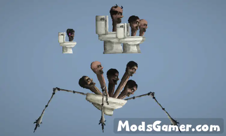 Triple Toilet Mod With Hydra Toilet And Dj Toilet - modsgamer.com