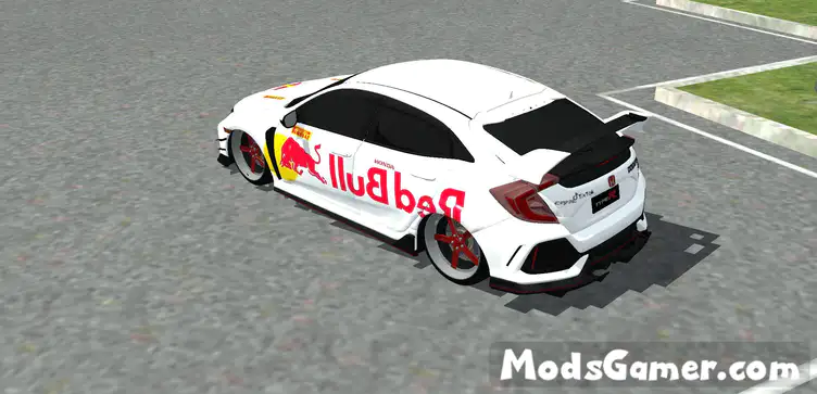 Civic Type R Redbull Racing Livery - modsgamer.com