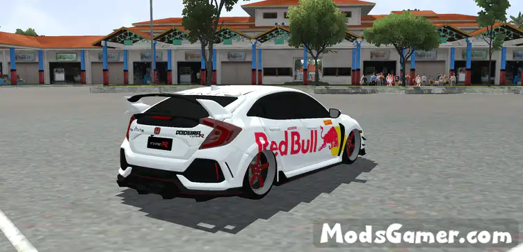 Civic Type R Redbull Racing Livery - modsgamer.com