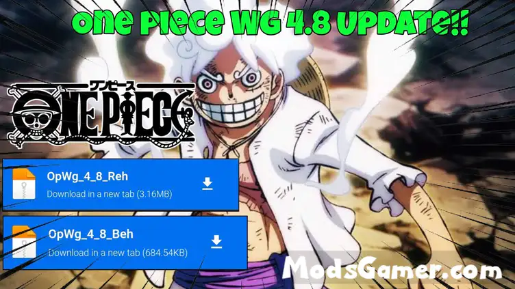 One Piece Wg 4.8 Update - modsgamer.com