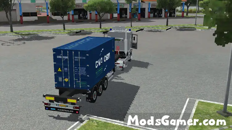 Truck Renault Magnum Container Trailer - modsgamer.com