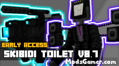 Skibidi Toilet Mod v8.7 - Upgrade Spider Camera etc | modsgamer.com