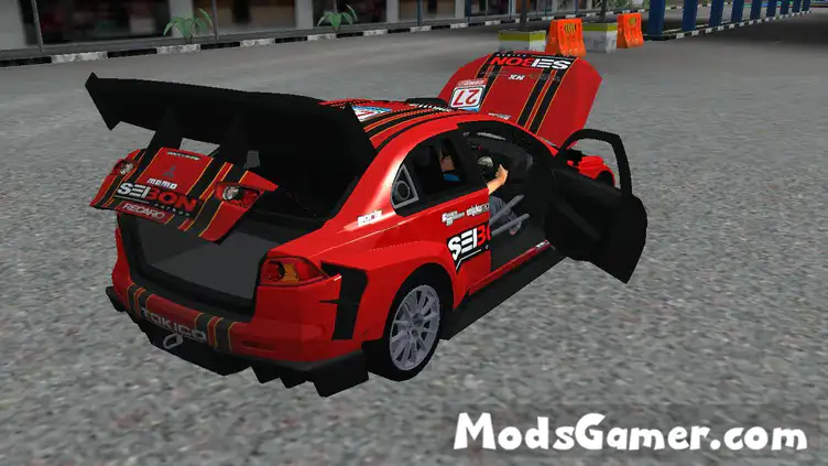 Mitsubishi Lancer Evolution X Race Kit Mod - modsgamer.com