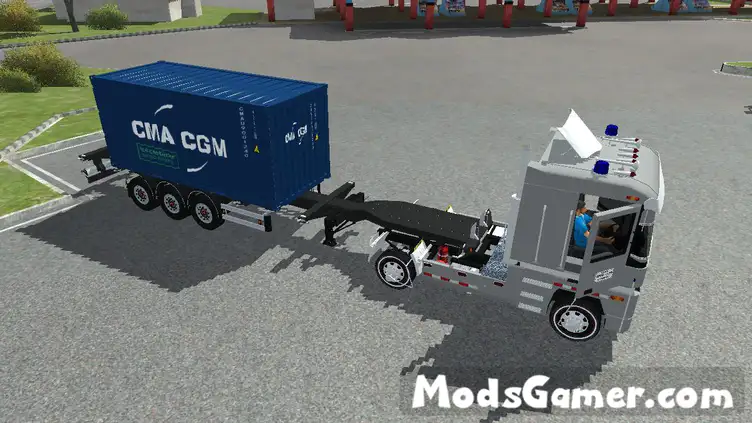 Truck Renault Magnum Container Trailer - modsgamer.com