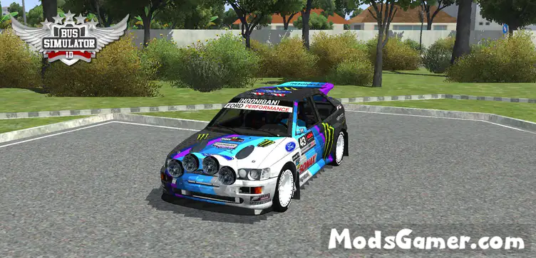 Ford Escort Cosworth Ken Block Monster Energy Racing Livery - modsgamer.com