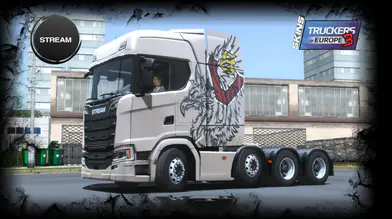 [Stream/ST]Scania Griffin v8 Skin Mod | modsgamer.com