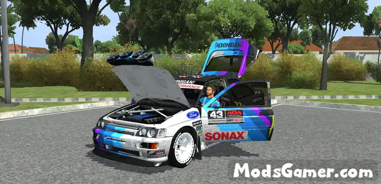 Ford Escort Cosworth Ken Block Monster Energy Racing Livery - modsgamer.com
