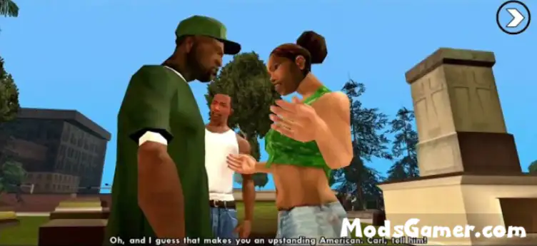 GTA San Andreas Android 13 NO CLEO 60FPS V2.10 Apk download - modsgamer.com