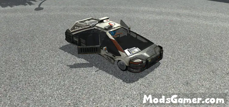 Sci-Fi Police Car Mod - modsgamer.com