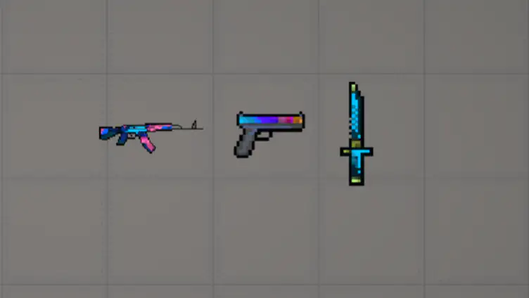 colorful guns mod - modsgamer.com